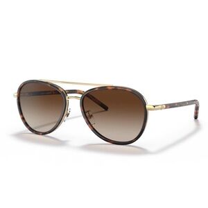 Tory Burch TY6089 330413 Dark Tortoise/Brown Gradient Lenses 57mm Sunglasses
